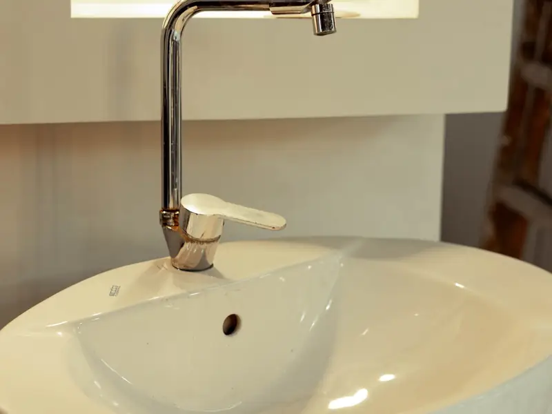 New vanity faucet, Broken Arrow